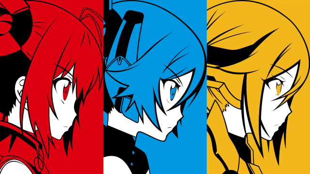 Anime characters colored hair expressions #2 free wallpaper - medium preview image