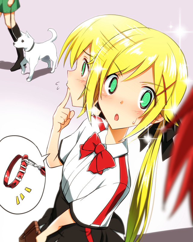 Alice cat dog schoolgirl anime free wallpaper - medium preview image