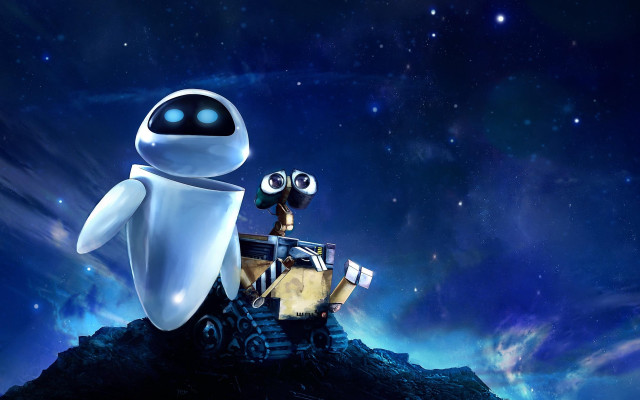 Robot hill car sitting another free wallpaper - medium preview image
