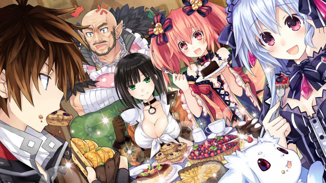 Anime characters table food ghost free wallpaper - medium preview image