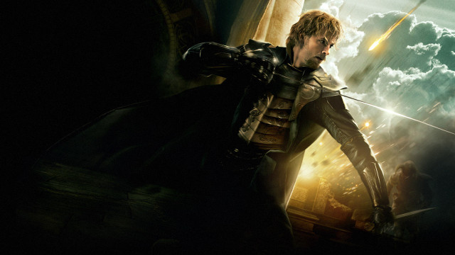 Man suit sword dark room #2 free wallpaper - medium preview image