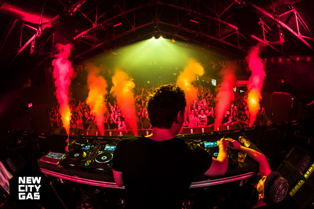 Dj mixing concert crowd night #2 free wallpaper - medium preview image