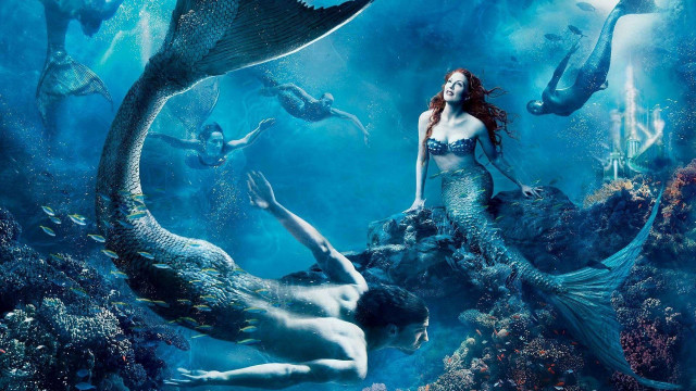 Mermaid costume rock man wet free wallpaper - medium preview image
