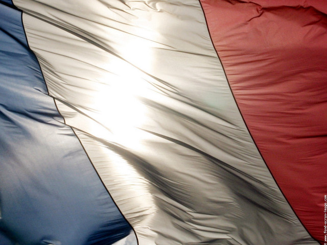 Red white blue flag sun free wallpaper - medium preview image