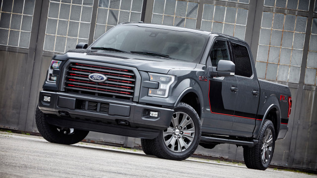 Gray truck red bumper brick free wallpaper - medium preview image