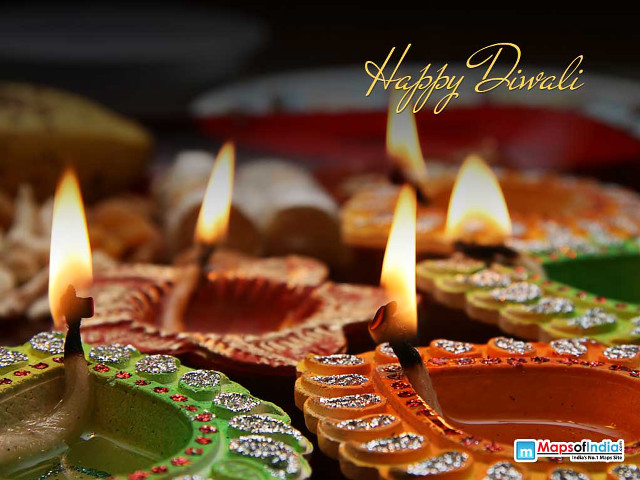 Candle plate background happy diwali free wallpaper - medium preview image
