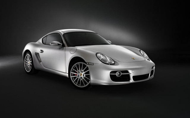 Silver sports car dark room #41 free wallpaper - medium preview image