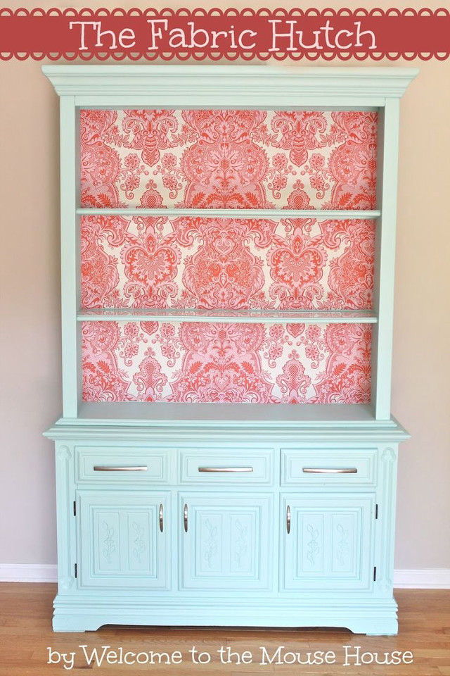 White china cabinet pink wallpaper free wallpaper - medium preview image
