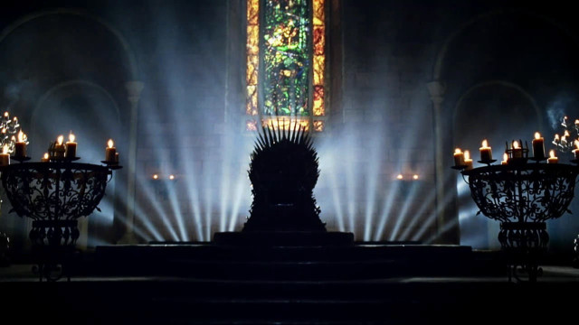 Throne candles stained glass window free wallpaper - medium preview image