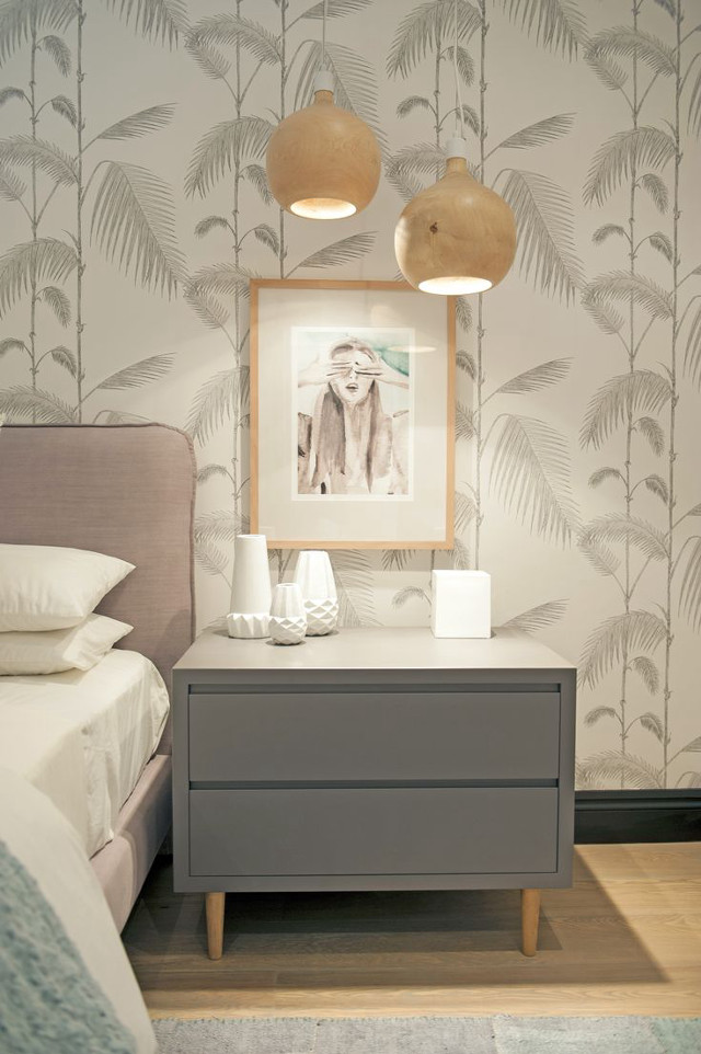 Bedroom with bed interior design #28 free wallpaper - medium preview image