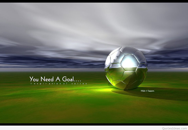 Soccer ball green field cloudy free wallpaper - medium preview image