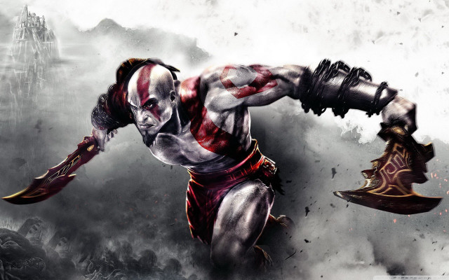 Man sword helmet running air #3 free wallpaper - medium preview image