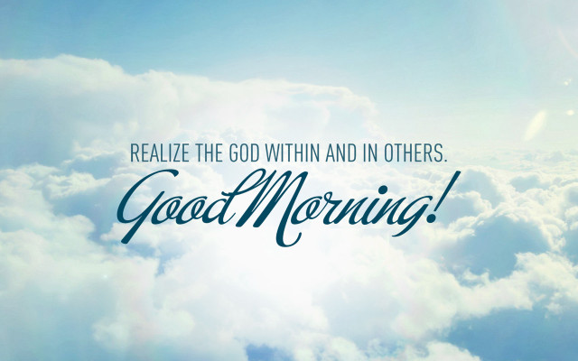 Relax god within good morning free wallpaper - medium preview image