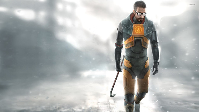 Man beard suit cane snowy free wallpaper - medium preview image