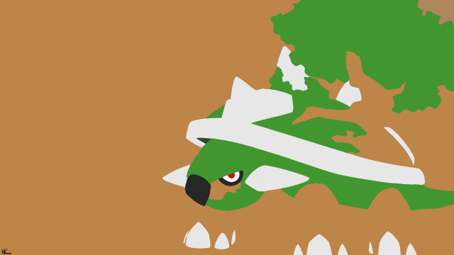 Green white bird ribbon tree free wallpaper - medium preview image