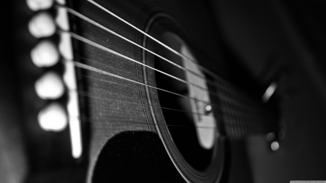 Black white guitar fret frets free wallpaper - medium preview image