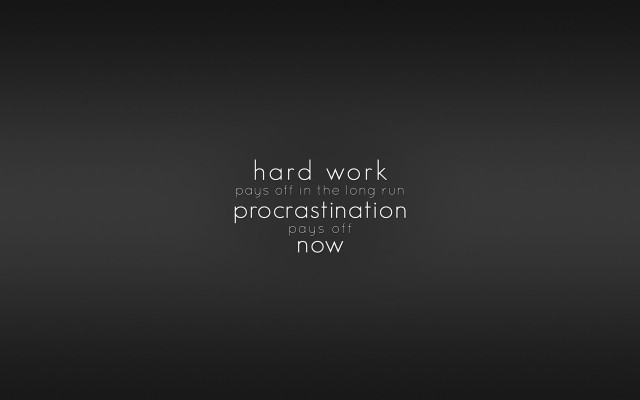 Black white quote hard work free wallpaper - medium preview image