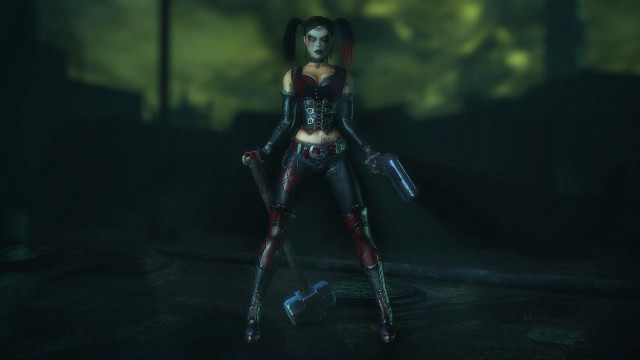 Gothic woman black red hammer free wallpaper - medium preview image