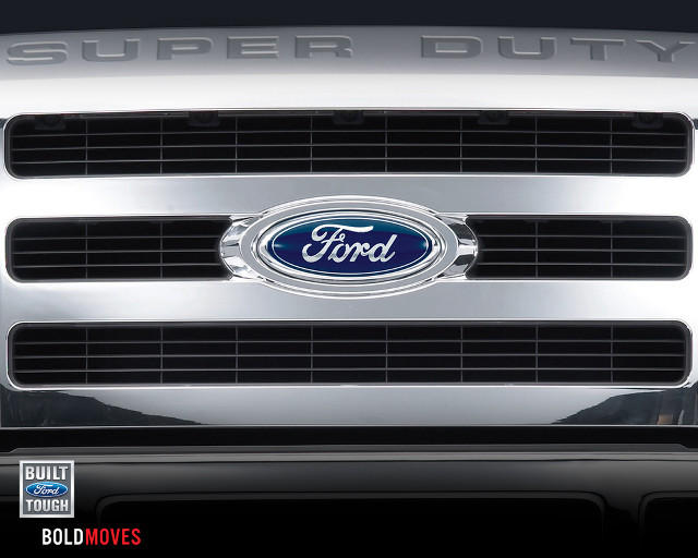 Ford emblem close up truck free wallpaper - medium preview image