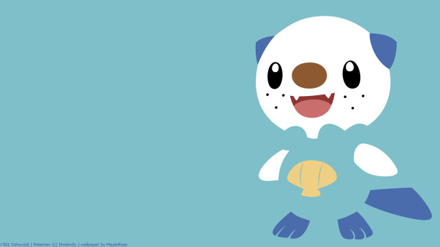 Cartoon character blue background white #2 free wallpaper - medium preview image