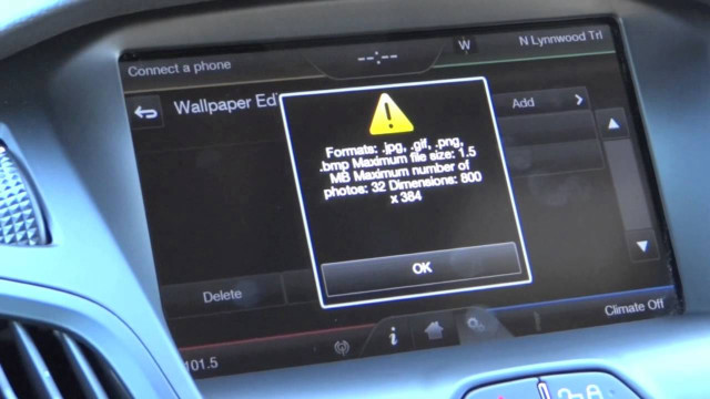 Car dashboard warning sign sticker free wallpaper - medium preview image