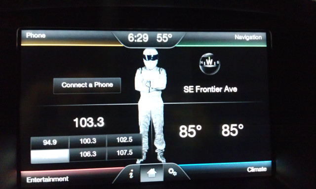 Car dashboard person display numbers free wallpaper - medium preview image