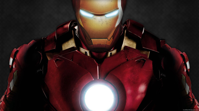 Iron man closeup light black free wallpaper - medium preview image