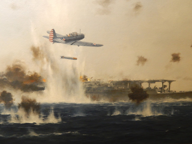Plane ship ocean smoke flying free wallpaper - medium preview image