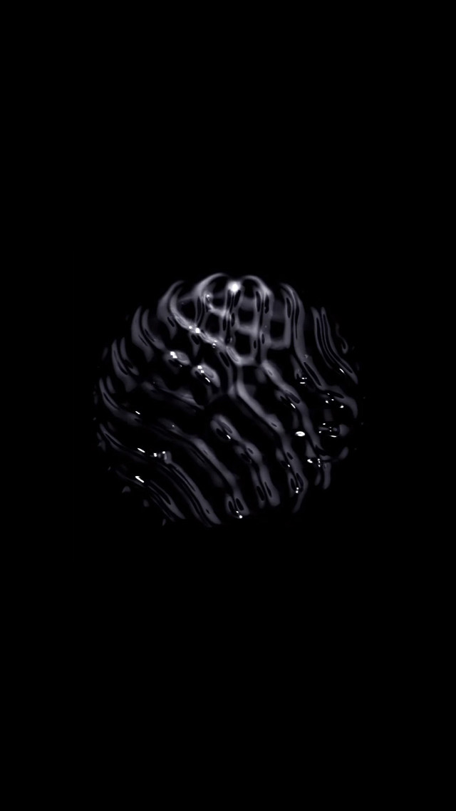 Black object black background mandelbrot free wallpaper - medium preview image