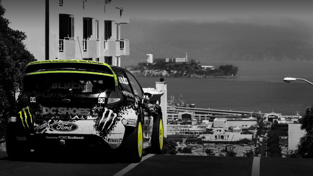 Car stickers parking lot street free wallpaper - medium preview image