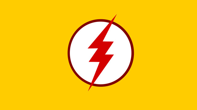 Red white lightning bolt yellow free wallpaper - medium preview image