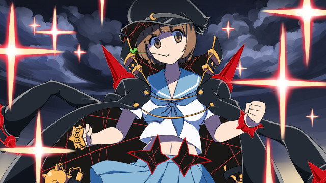 Woman blue dress hat sword free wallpaper - medium preview image