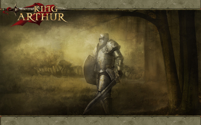 Knight forest sword shield red free wallpaper - medium preview image
