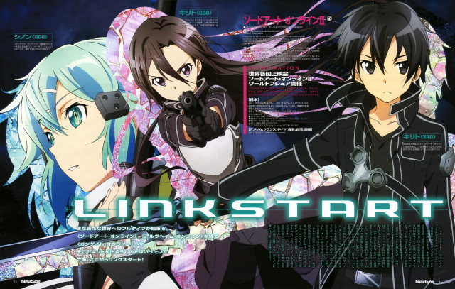 Anime characters guns link start free wallpaper - medium preview image