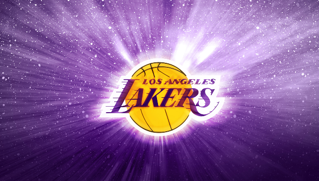 Lakers logo purple background stars #2 free wallpaper - medium preview image