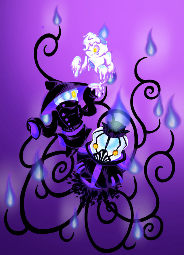 Cartoon character holding cat purple free wallpaper - medium preview image