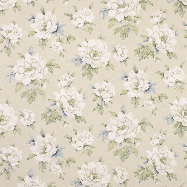 Floral white flowers beige background free wallpaper - medium preview image