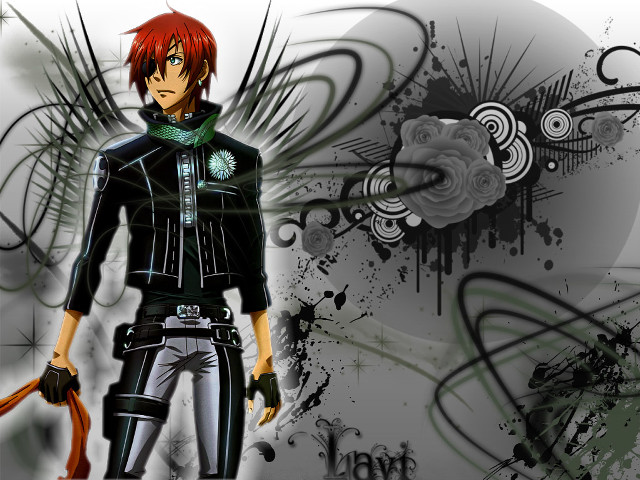 Red haired man demon background free wallpaper - medium preview image