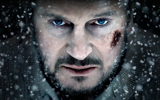 Man blue eyes beard snow free wallpaper - medium preview image