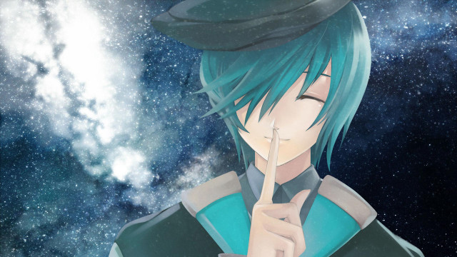 Person hat finger up stars free wallpaper - medium preview image