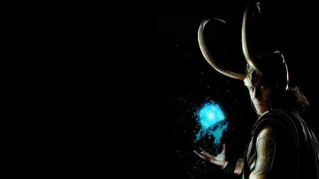 Woman horns blue ball dark free wallpaper - medium preview image