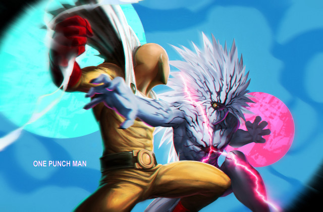 Man sword demon bird blue free wallpaper - medium preview image