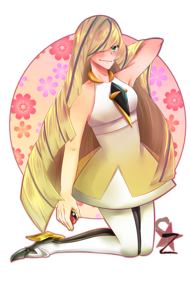 Cartoon girl blonde hair dress free wallpaper - medium preview image