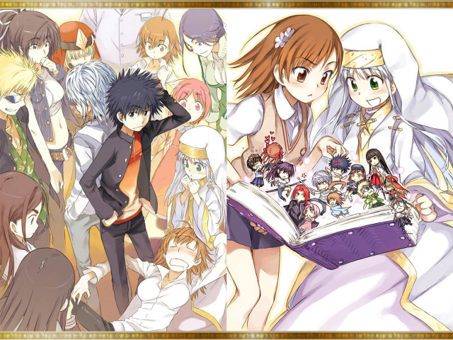 Group people book toaru index free wallpaper - medium preview image