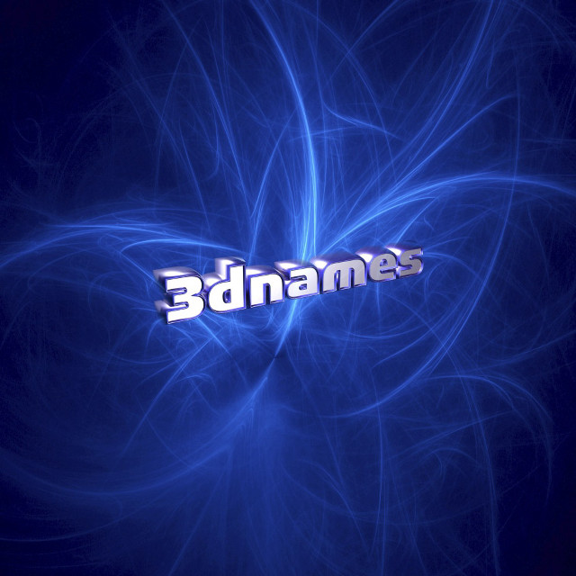 Blue background 3dnames middle blue free wallpaper - medium preview image