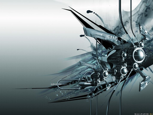 Futuristic jet engine exhaust abstract free wallpaper for desktop - medium preview image
