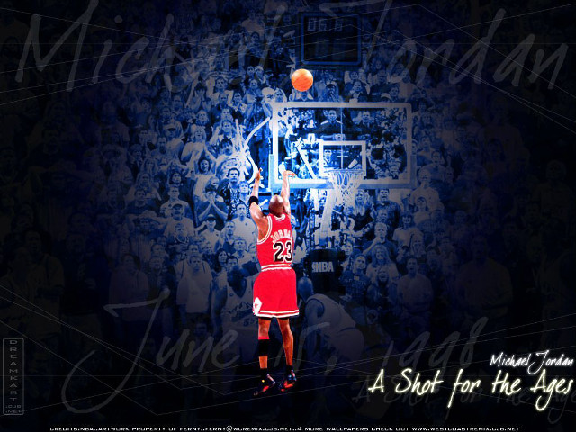 Basketball player jumping dunking arms #2 free wallpaper - medium preview image