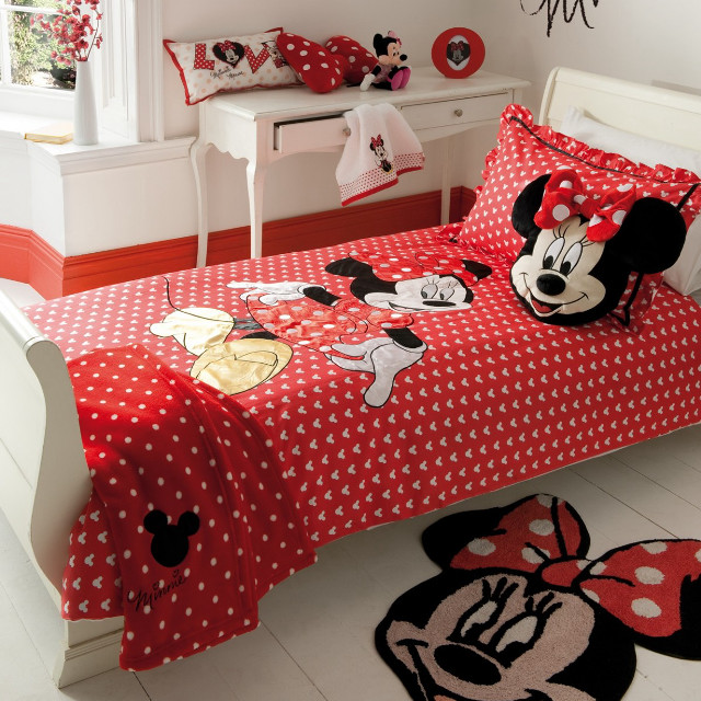 Bedroom minnie mouse bedspread desk free wallpaper - medium preview image