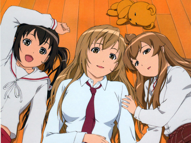 Three girls school uniforms teddy #2 free wallpaper - medium preview image
