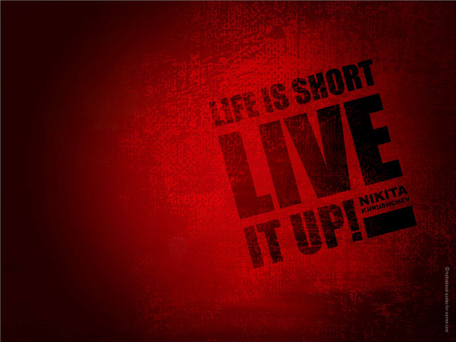 Red background quote poster kitsch free wallpaper - medium preview image